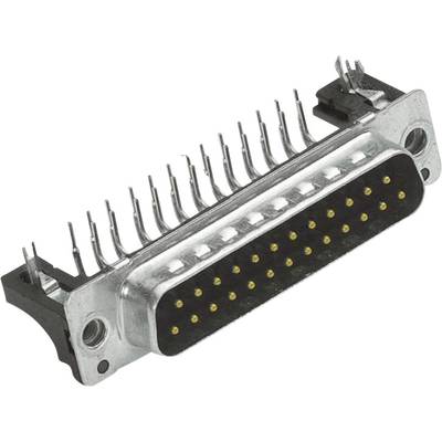 Harting 09 66 362 6815 D-SUB kolíková lišta 90 ° Pólov: 25 spájkovaný konektor 1 ks
