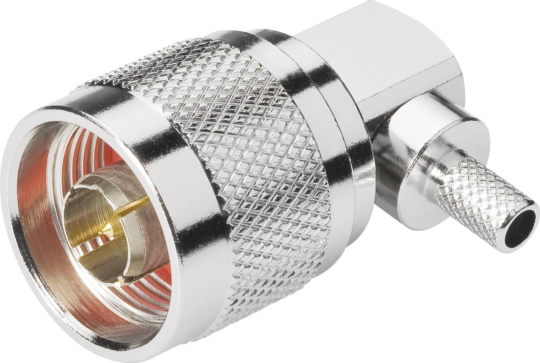 TRU COMPONENTS 1579476 N-stikforbindelse Stik, vinklet 1 stk