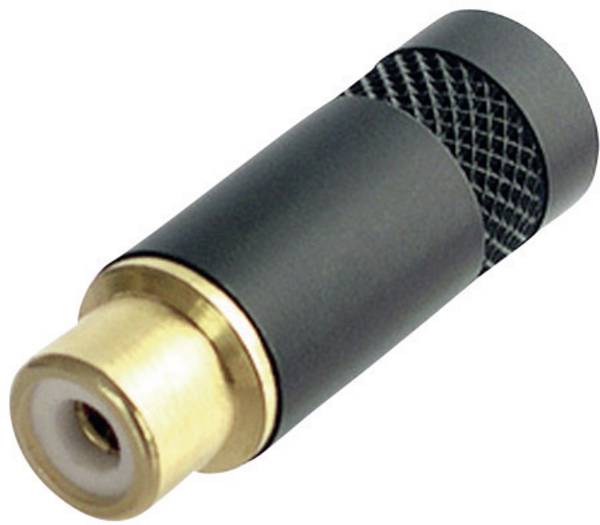 <br>  Rean AV<br>  NYS372-P-BG<br>  cinch konektor<br>  zásuvka, rovná<br>  Pólov: 2<br>  <br>  čierna<br>  1 ks<br>  <br>