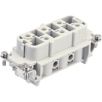 Harting Han® 6 HsB (7-12) 09310062711 konektorová vložka, zásuvka, seria Han® HsB, 1 ks