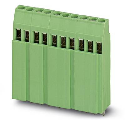 Zelený elektrický konektor s viacerými vývodmi, vhodný pre priemyselné aplikácie a elektrické prepojenia.