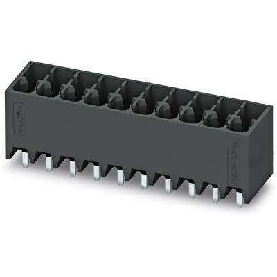 Čierny 10-pinový konektor často používaný v elektronických projektoch na pripojenie k doskám plošných spojov.