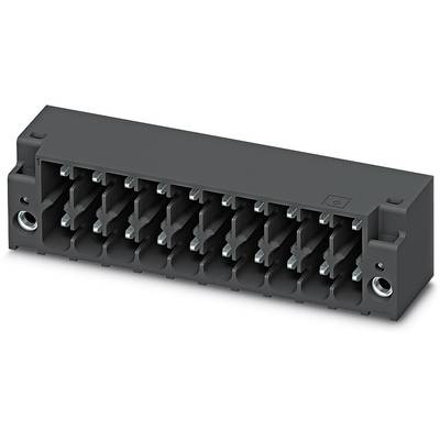 Elektrický konektor, čierne puzdro, desať kontaktných miest, na zadnej strane sú viditeľné dve montážne skrutky.