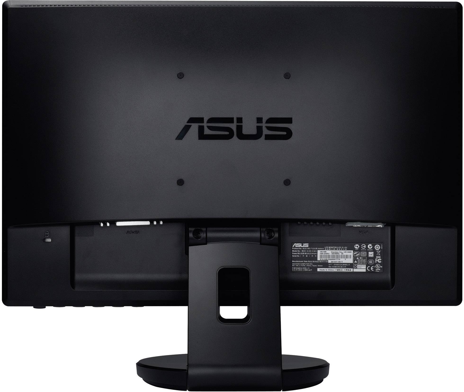 Asus VS197DE LED monitor 47 cm (18.5 palca) En.trieda 2021 F (A - G) 1366 x  768 Pixel 5 ms VGA TN Film | Conrad.sk