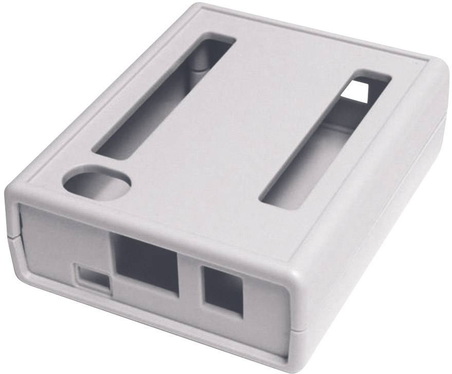 Custodia per scheda SBC Hammond Electronics 1593HAMDOGGY Adatto per (kit di sviluppo): BeagleBoard Grigio