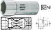 Hazet 900AKF vonkajší šesťhran nástavec na autosviečky 16 mm 5/8" 1/2" (12.5 mm)