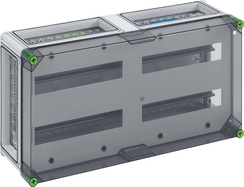 Spelsberg 01445601 GTA 456-Q-t Lille fordelingstavle Antal delinger = 56 Antal rækker = 4 Indhold 1 stk