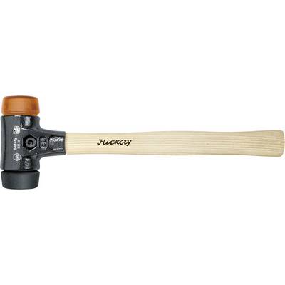 Kladivo s drevenou rukoväťou a kovovým úderovým čelom, s nápisom 'Hickory' na rukoväti. Vhodné pre remeselné práce.