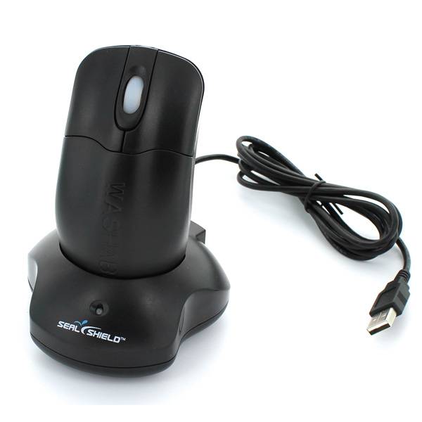 Sealshield SEAL SHIELD wireless Mouse black STM042W optická myš, prenos bezdrôtový, 3 tlačidlo, 1000 dpi, čierna-0