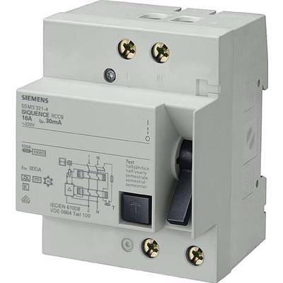 Siemens 5SM33424 5SM3342-4 prúdový chránič      25 A 0.03 A 400 V