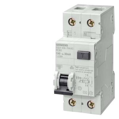 Siemens 5SU16567KK40 prúdový chránič/elektrický istič    2-pólový 40 A 0.3 A 230 V
