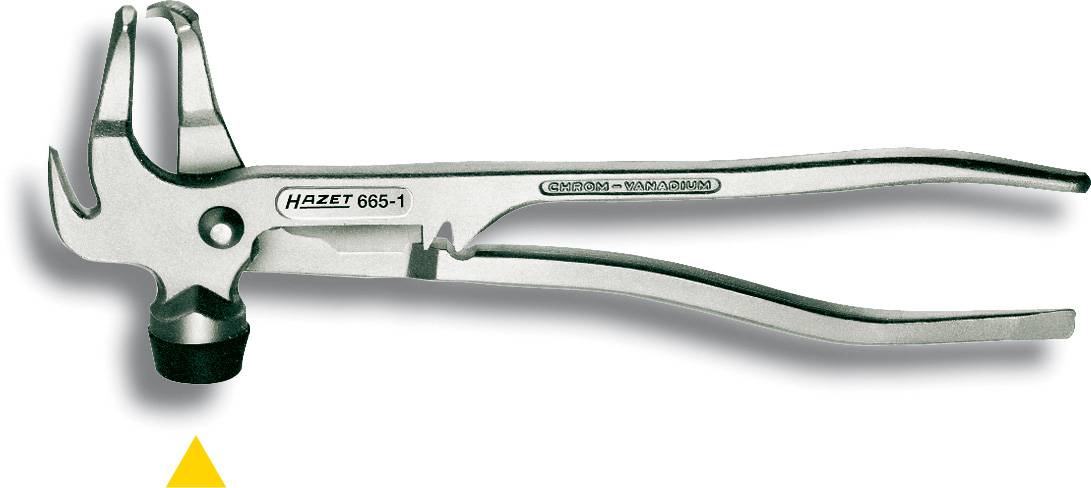 HAZET  Pince &agrave; masses d'&eacute;quilibrage - Longueur totale: 245 mm - 665-1