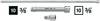Hazet 8821-12 Pohon (skrutkovač) 3/8" (10 mm) 304 mm 1 ks