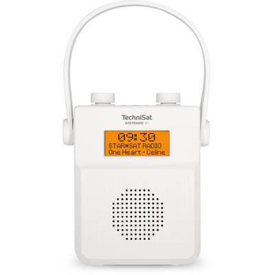 TechniSat DIGITRADIO 30 rádio do sprchy DAB+, FM, DAB Bluetooth  vodotesné biela