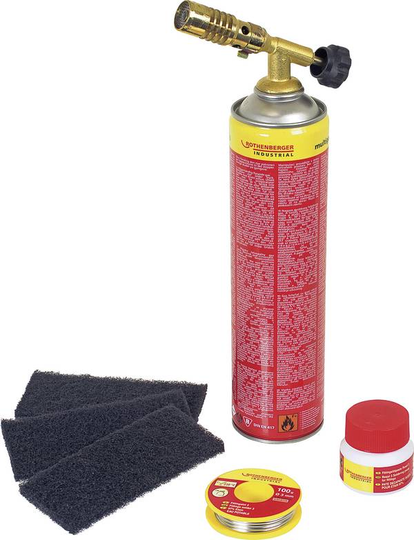 Rothenberger Industrial Rofix Set 1800 plynová spájkovačka 650 °C 150 min