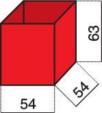 Hünersdorff Assortimentskoffer-inzet (l x b x h) 54 x 54 x 63 mm Aantal vakken: 1 Inhoud 1 stuk(s) afbeelding