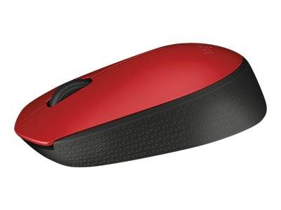 Logitech M171 optická myš, prenos bezdrôtový, bezdrôtový, 3 tlačidlo, 1000 dpi, červená, čierna-4