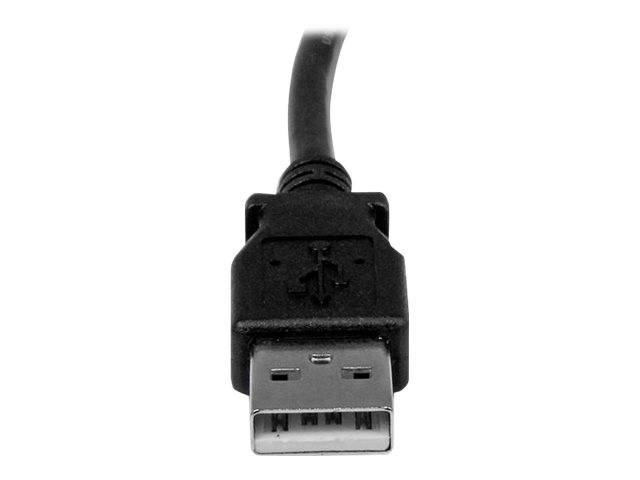 StarTech.com Sieťový adaptér USB 2.0 konektor rj45 3 m viacfarebná 90 ° Zatočený doprava USBAB3MR-2