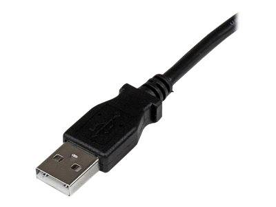 StarTech.com Sieťový adaptér USB 2.0 konektor rj45 3 m viacfarebná 90 ° Zatočený doprava USBAB3MR-3