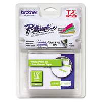 etikety Brother TZe, TZ TZe-MQG35 Farba pásky: zelené jablko (matná) Farba písma:biela 12 mm 5 m-4