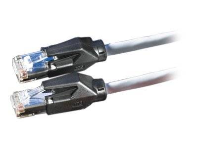 Secomp 21.05.2000 RJ45 sieťové káble, prepojovacie káble CAT 6 S/FTP 0.50 m sivá dvojžilový tienený, bez halogénov, samo-1