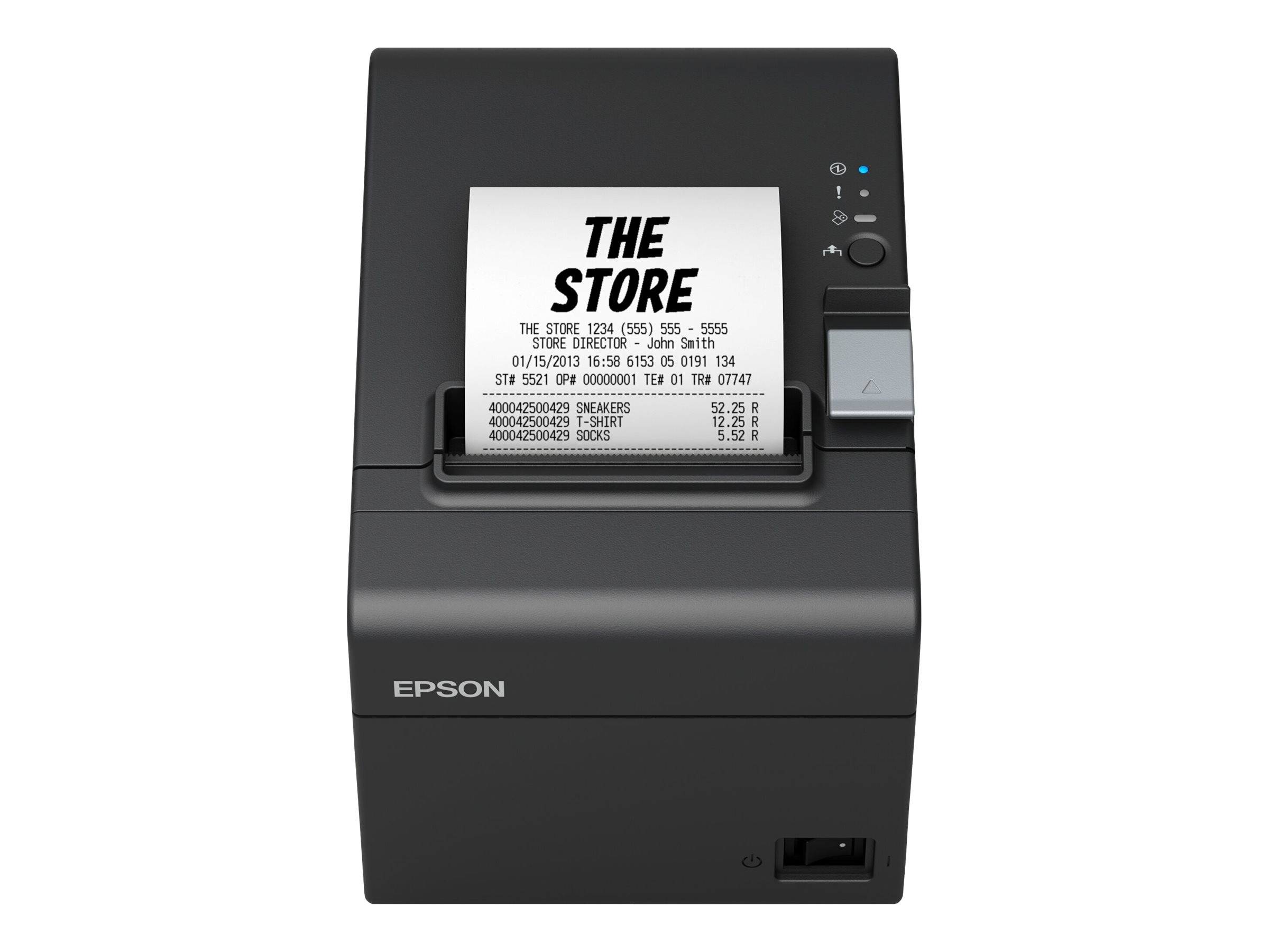 Epson TM-T20III tlačiareň bonov termálna s priamou tlačou 203 x 203 dpi čierna USB, LAN-1
