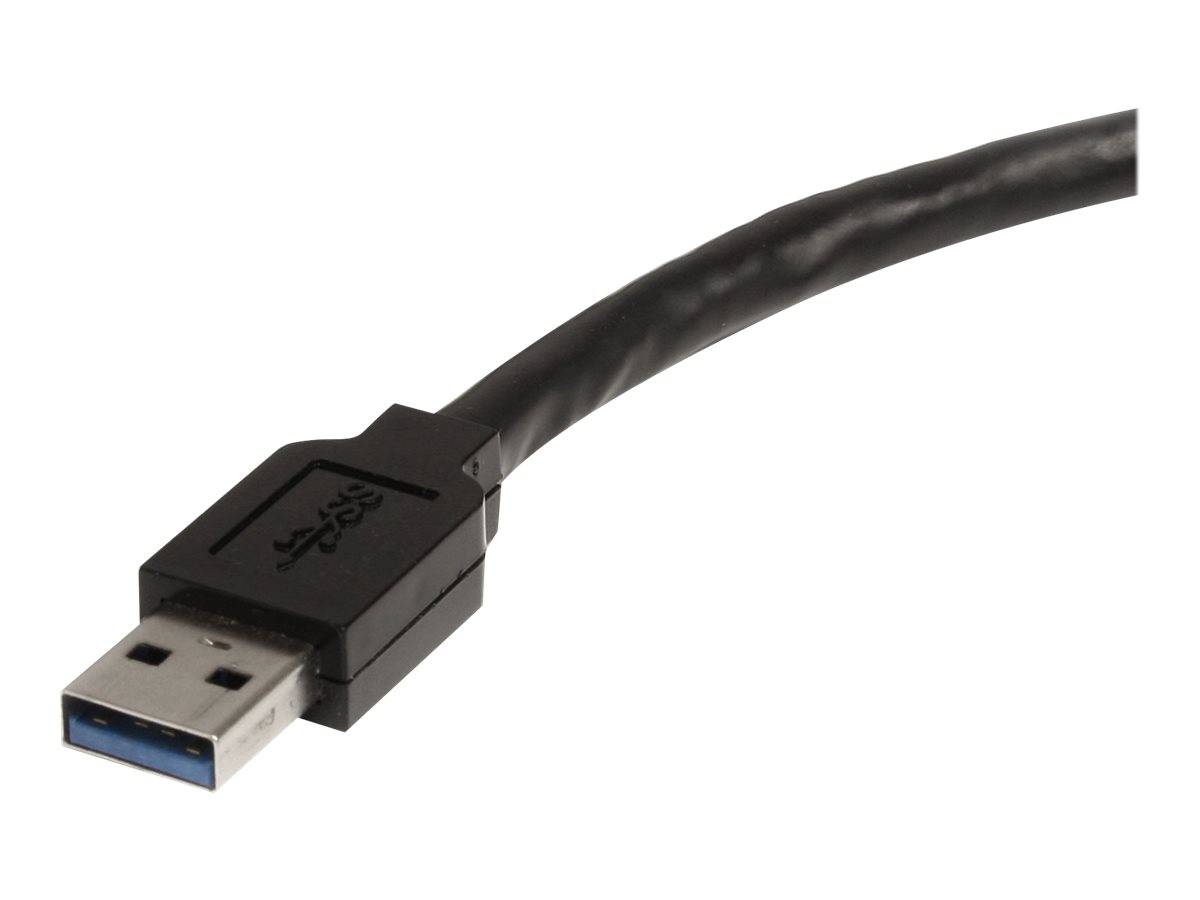 StarTech.com Sieťový adaptér USB 3.0 konektor rj45 5 m viacfarebná Aktívne so zosilnením signálu USB3AAEXT5M-2