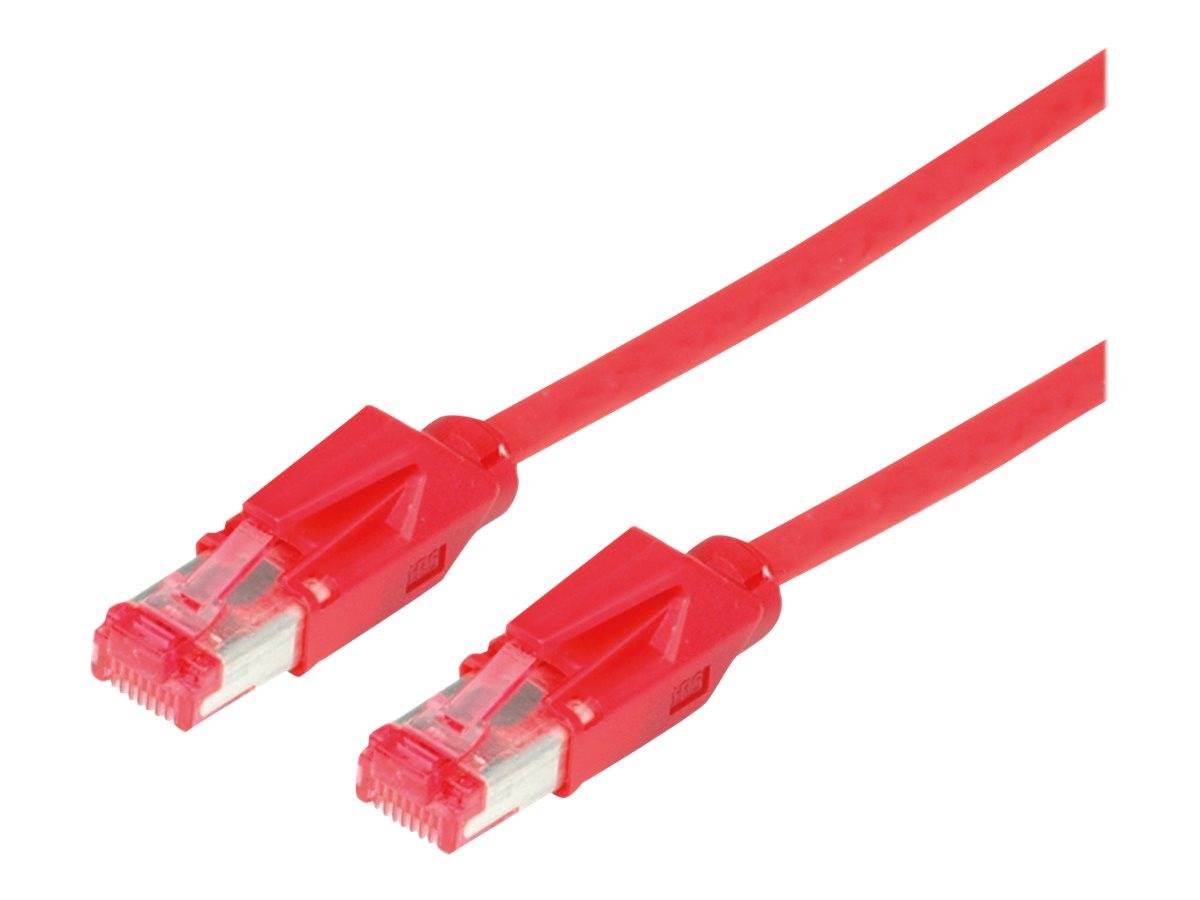 Secomp 21.05.2051 RJ45 sieťové káble, prepojovacie káble CAT 6 S/FTP 5.00 m červená (jasná) dvojžilový tienený, bez halo-1