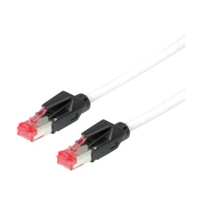 Secomp 21.05.2020 RJ45 sieťové káble, prepojovacie káble CAT 6 S/FTP 2.00 m sivá dvojžilový tienený, bez halogénov, samo-0