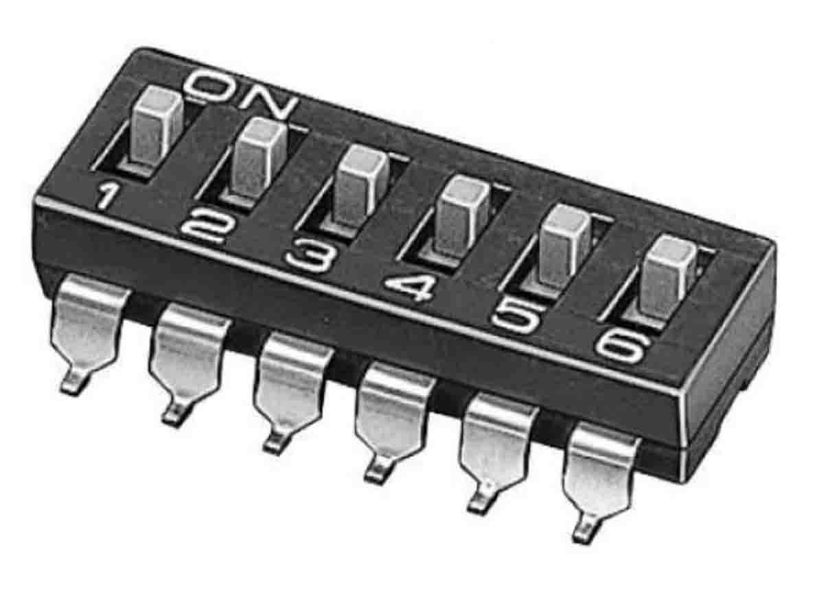Aratas DIP spínač Pólov 1 SMD 1 ks Bag