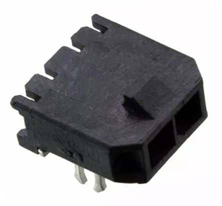 Molex Indbygningsstiftliste (standard) Samlet antal poler 2 Rastermål: 3.00 mm 436500203 1 stk Tray