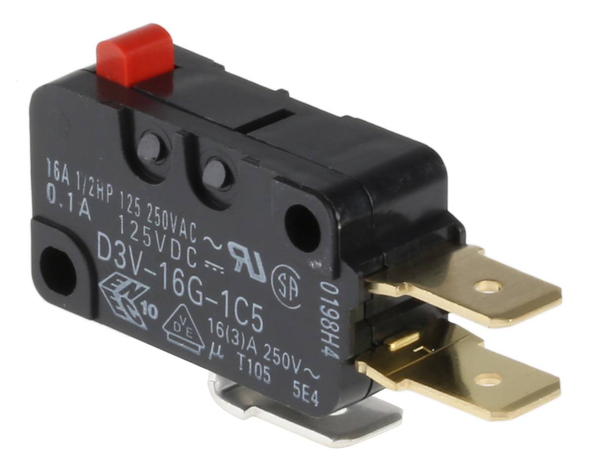Omron D3V-16G-1C5 Mikrokontakt 250 V/AC 16 A 1 x On/(On) 1 stk Bag
