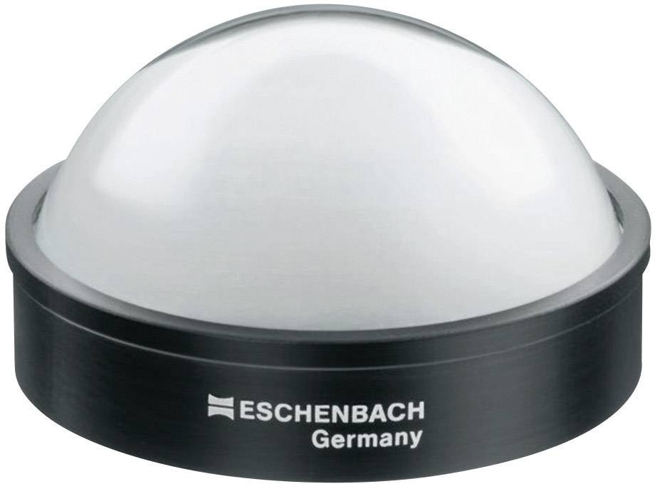 Lupa so čiernym lemom a vypuklou sklenenou kupolou. Dole je napísané 'ESCHENBACH Germany'.