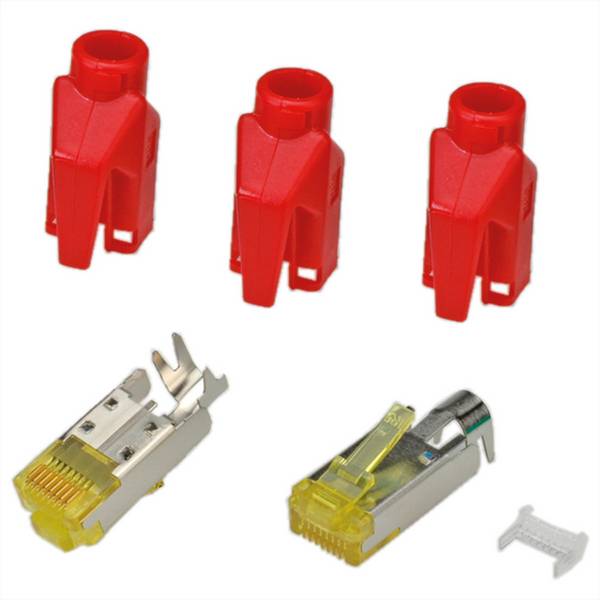 Hirose Electronic HiRose TM31 Stecker geschirmt, Tülle rot, H7642.6-50, zástrčka RJ45, 1 ks