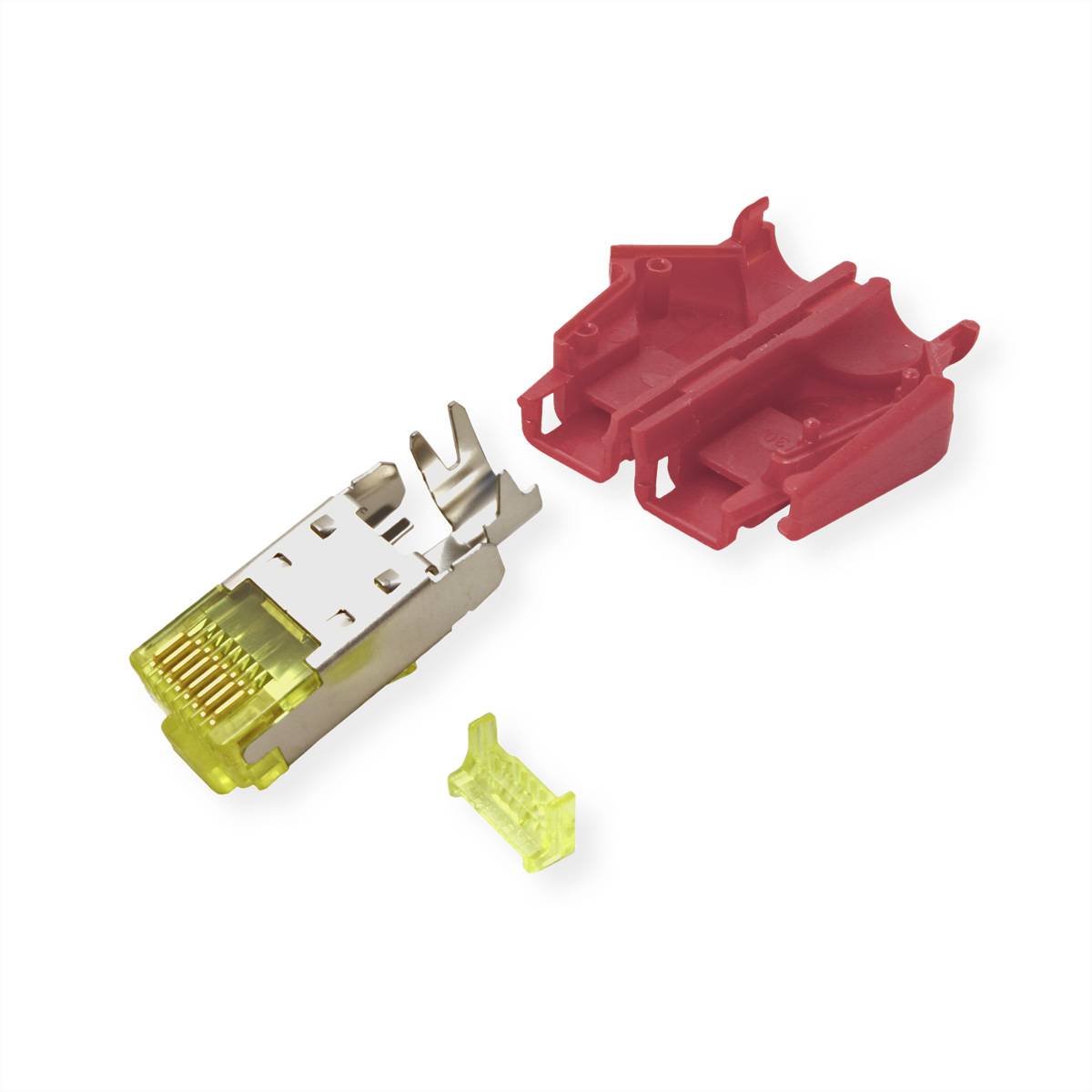 Hirose Electronic HiRose TM31 Stecker geschirmt, Tülle rot, H7642.6-50, zástrčka RJ45, 1 ks-1