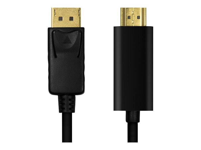 LogiLink HDMI kábel USB-C ® zástrčka 1 m čierna CV0126 pozlátené kontakty HDMI kábel-5