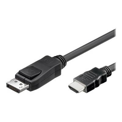 TECHly DisplayPort / HDMI prepojovací kábel  1.00 m čierna ICOC-DSP-H-010  