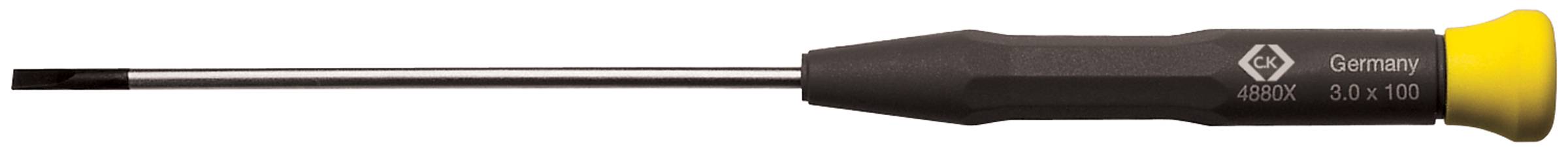 C.K Xonic Elektronica en fijnmechanica Platte schroevendraaier Kopbreedte: 4 mm Koplengte: 150 mm afbeelding