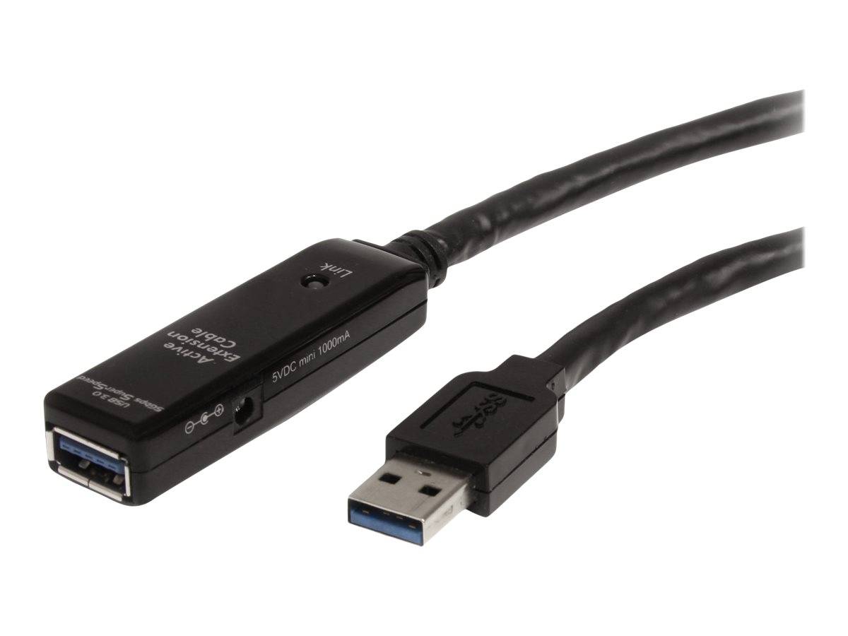 StarTech.com Sieťový adaptér USB 3.0 konektor rj45 5 m viacfarebná Aktívne so zosilnením signálu USB3AAEXT5M-0
