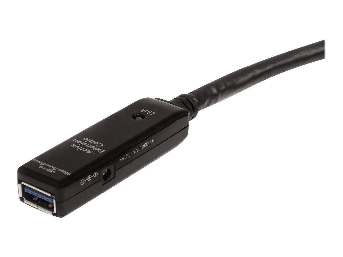 StarTech.com Sieťový adaptér USB 3.0 konektor rj45 5 m viacfarebná Aktívne so zosilnením signálu USB3AAEXT5M-5