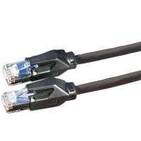 Secomp 21.05.0105 RJ45 sieťové káble, prepojovacie káble CAT 6 S/FTP 10.00 m čierna dvojžilový tienený, bez halogénov, s-7