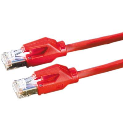 Secomp 21.05.2051 RJ45 sieťové káble, prepojovacie káble CAT 6 S/FTP 5.00 m červená (jasná) dvojžilový tienený, bez halo-5