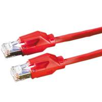 Secomp 21.05.2051 RJ45 sieťové káble, prepojovacie káble CAT 6 S/FTP 5.00 m červená (jasná) dvojžilový tienený, bez halo-6