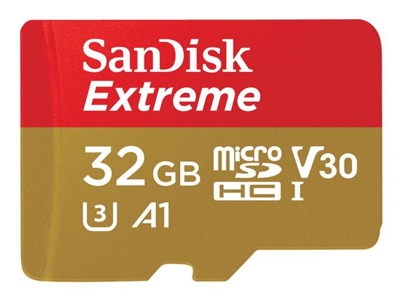 SanDisk SanDisk Extreme - Flash-Speicherkarte (microSDHC/SD-Adapter inbegriffen) pamäťová karta SDHC 32 GB-0
