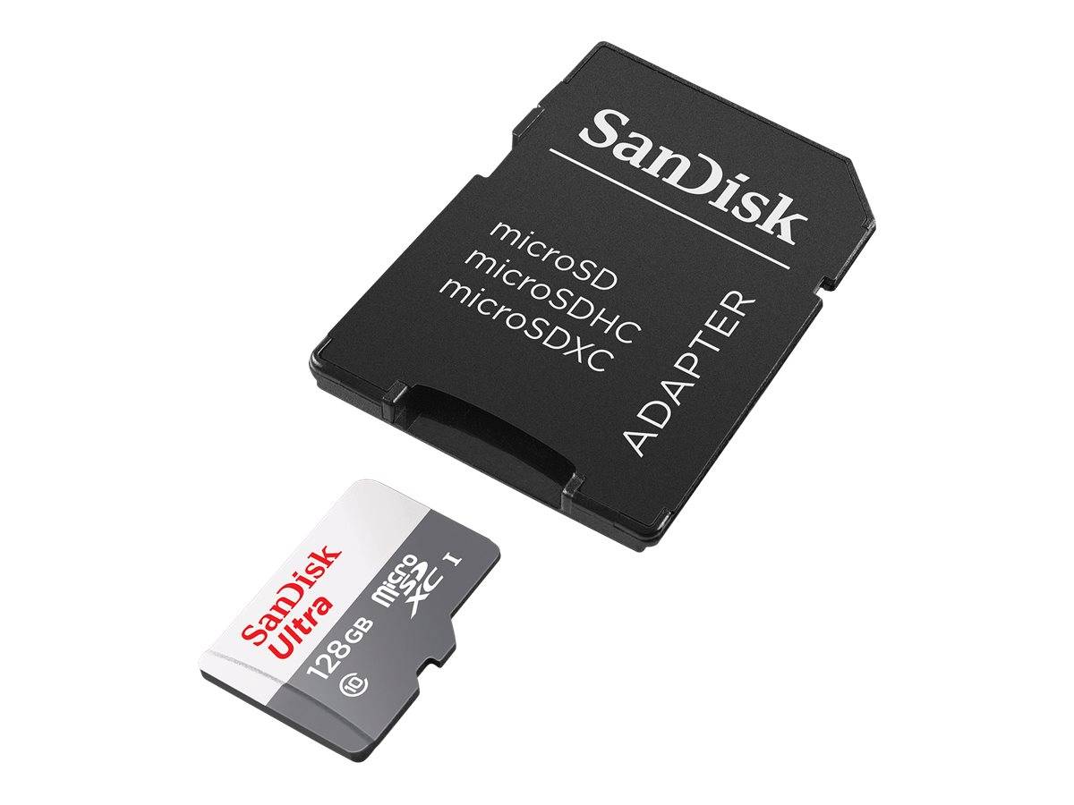 SanDisk SanDisk Ultra - Flash-Speicherkarte (microSDXC-an-SD-Adapter inbegriffen) SDXC karta 128 GB-3