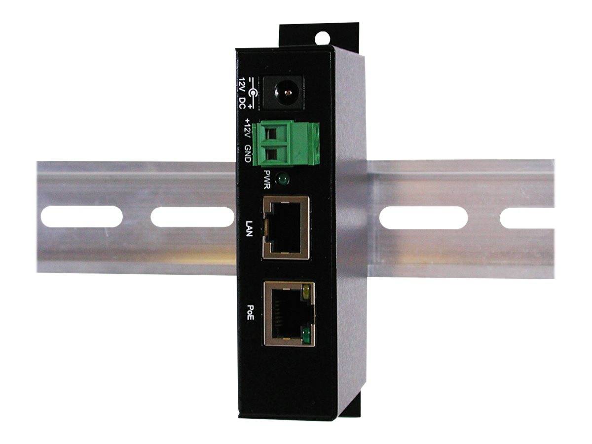 Exsys EXSYS EX-6006PoE - Power Injector (DIN-Schienenmontage möglich) PoE injektor-4