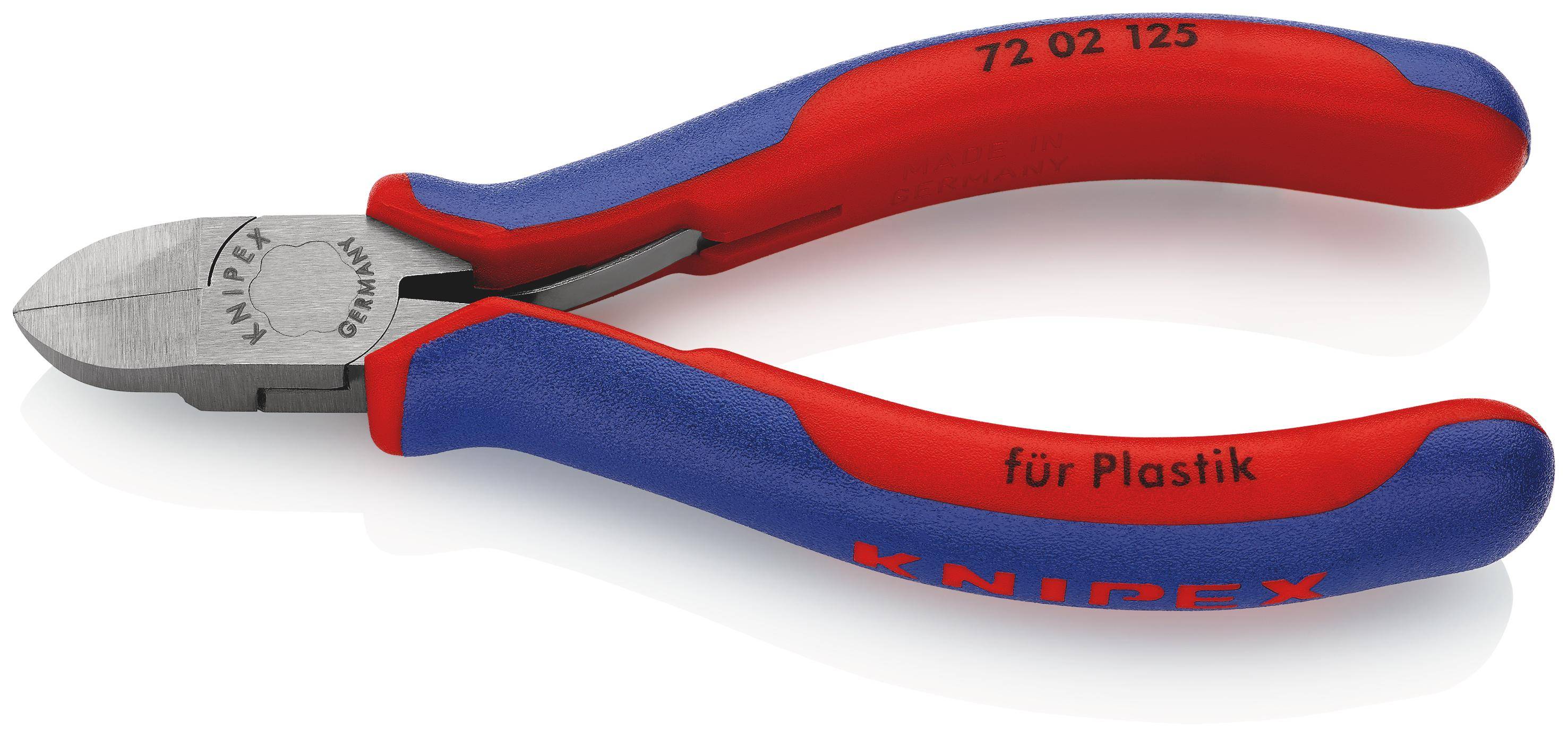 Knipex 72 02 125 72 02 125 Værksted Plasticskærer uden facet 125 mm