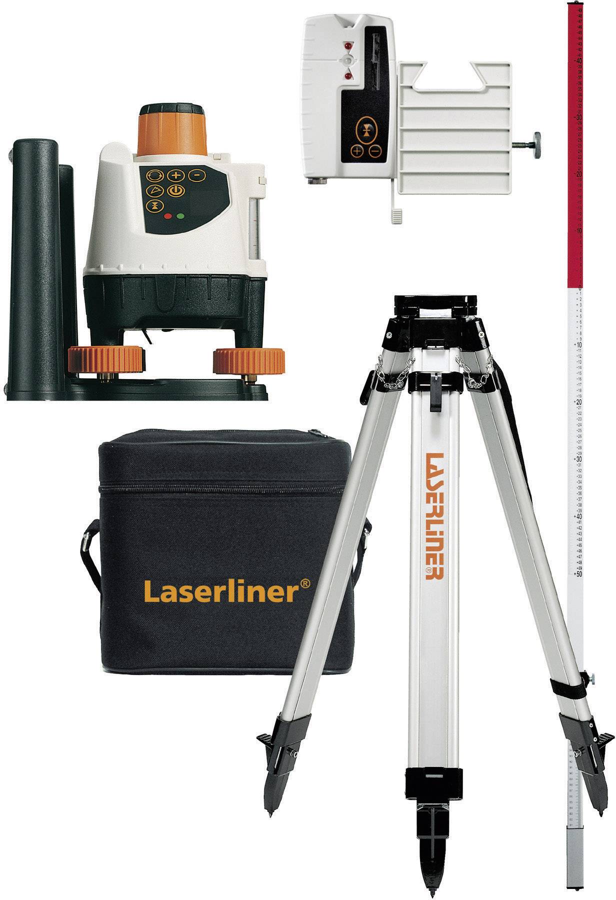 Laserliner BeamControl-Master 120 Rotationslaser inkl. stativ Räckvidd (max.): 120 m