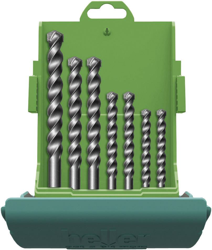 Heller Tools 3015 18037 5 Acciaio Kit punte per pietra 7 parti 4 mm, 5 mm, 6 mm, 8 mm, 10 mm, 12 mm Alberino cilindrico 1 KIT