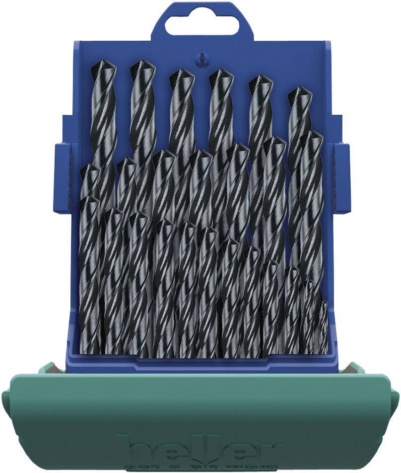 Heller 18371 0 Hss Metaal-spiraalboorset 25-delig 1 Mm, 1.5 Mm, 2 Mm, 2.5 Mm, 3 Mm, 3.5 Mm, 4 Mm, 4.5 Mm, 5 Mm, 5.5 Mm, 6 Mm, 6.5 Mm, 7 Mm, 7.5 Mm, 8